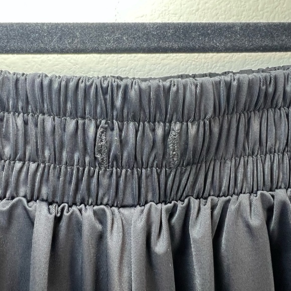 Luogongzi Women's 2 in 1 Flowy Running Shorts Black Pull On Stretch Gym Sz Large - Picture 6 of 11